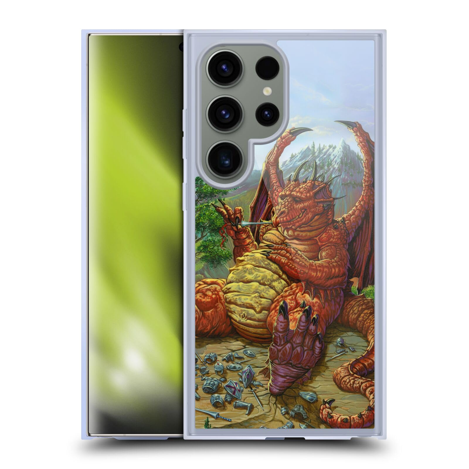 Coque Ed Beard Jr Déjeuner avec Un Cure-Dent Dragons S24 Ultra - 7
