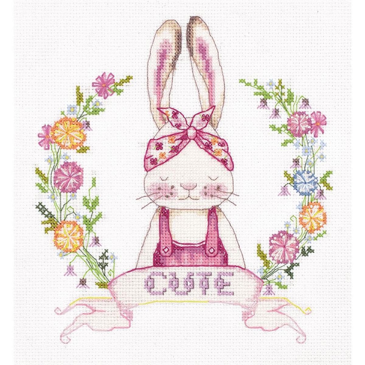 PANNA J-7126 Cross Stitch Kit, Multi-Colour, 20.5 x 21.5 cm