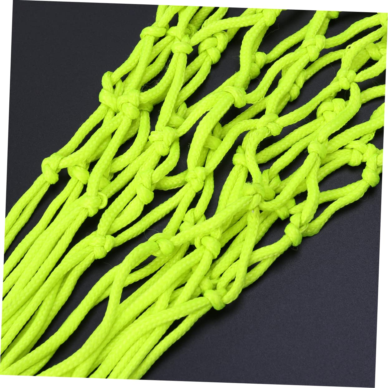 Totority 2 Pcs Luminous Basketball Net Nighttime Basketball Rim Net Heavy Duty Nylon Standard Size School Sports Equipment