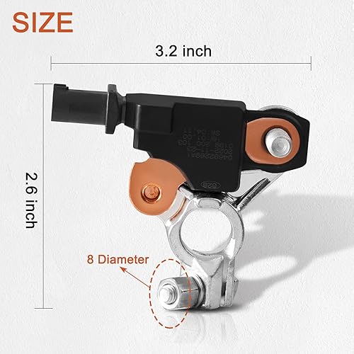 Miniatura 6 de Sensor de temperatura de corriente de batería compatible con Chrysler 200 300, Jeep Wrangler Cherokee, Dodge RAM Challenger Charger Journey, Fiat
