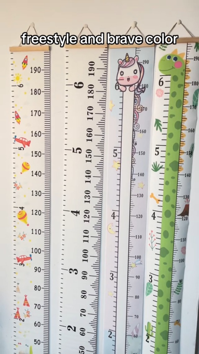 Amazon.com: MIBOTE Growth Height Chart for Kids, Removable 79