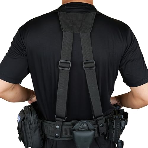 Miniatura 9 de KUNN Tirantes de cinturón de herramientas tácticas y arnés de cinturón de servicio policial