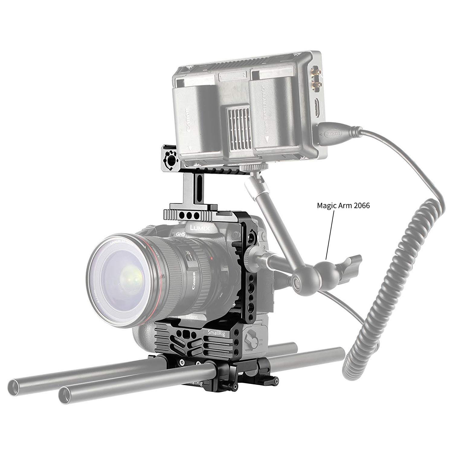 Amazon.com : SMALLRIG GH5 Half Cage Kit for Panasonic Lumix with