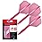 Target Darts K Flex Integrated Dart Flights and Shafts, No.6 Pink (Medium) | Pack of 3 K-Flex - No6, Kflex All in One Moulded Dart Flight & Stem | Professional Dart Accessories