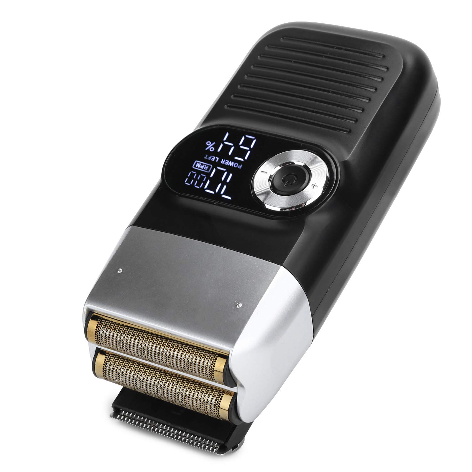 Rasoi Elettrici a Lamina 1400 MAh, Rasatura e Rasatura della Testa Calva 2 in 1, Rasoio Barba Uomo Portatile Ricaricabile per Barbieri e Stilisti Professionisti