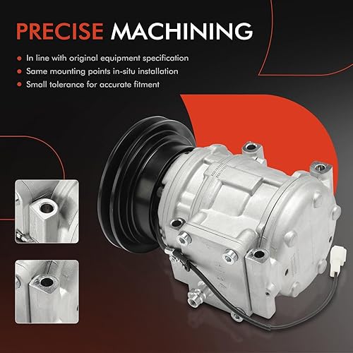 Miniatura 5 de A-Premium Compresor AC con embrague compatible con Mitsubishi Montero 3.0L 3.5L 1994-2000