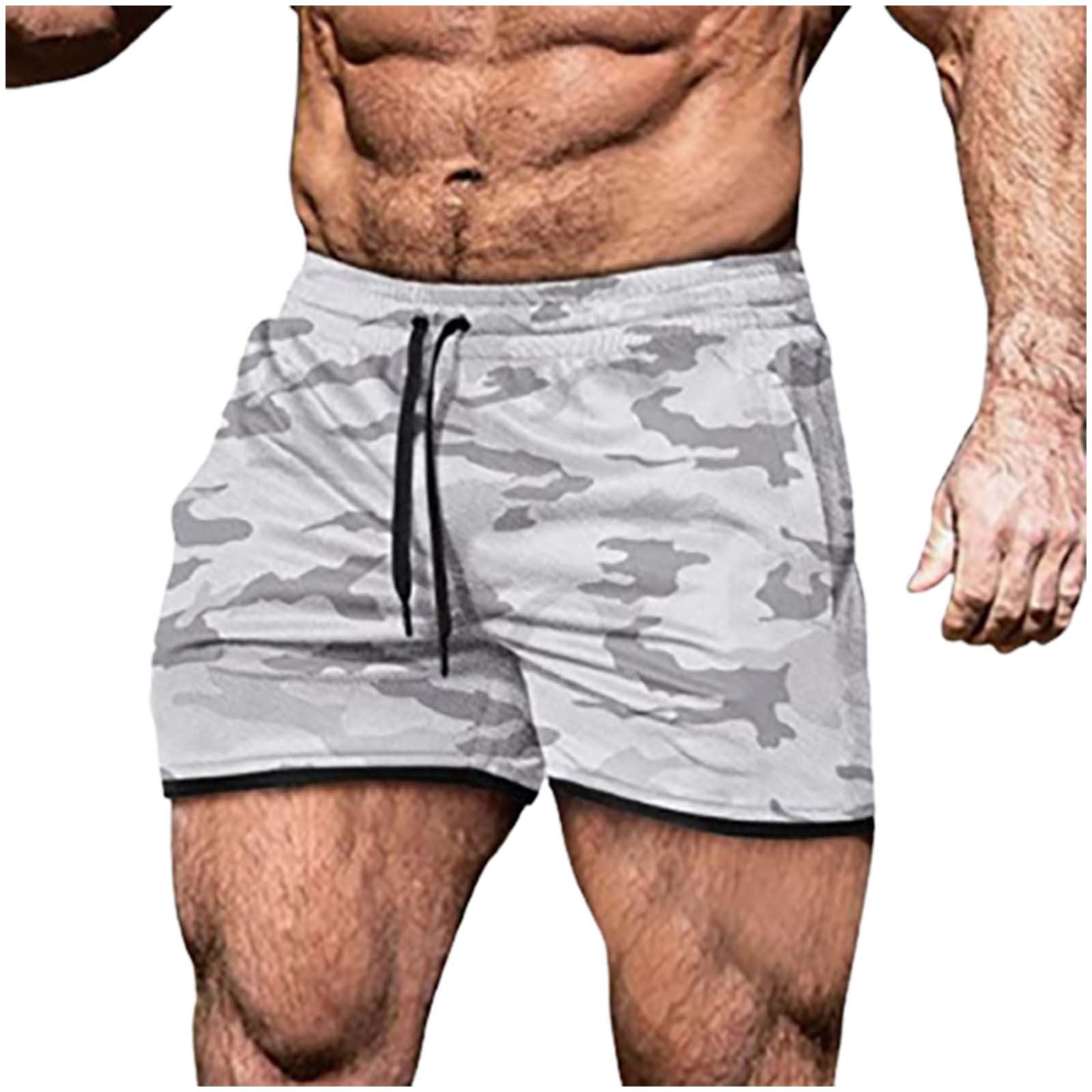 Mens Casual Shorts Boys Zipper Pockets Casual Jogging Breathable Five Pants Mens Summer Shorts Vintage Sports Big