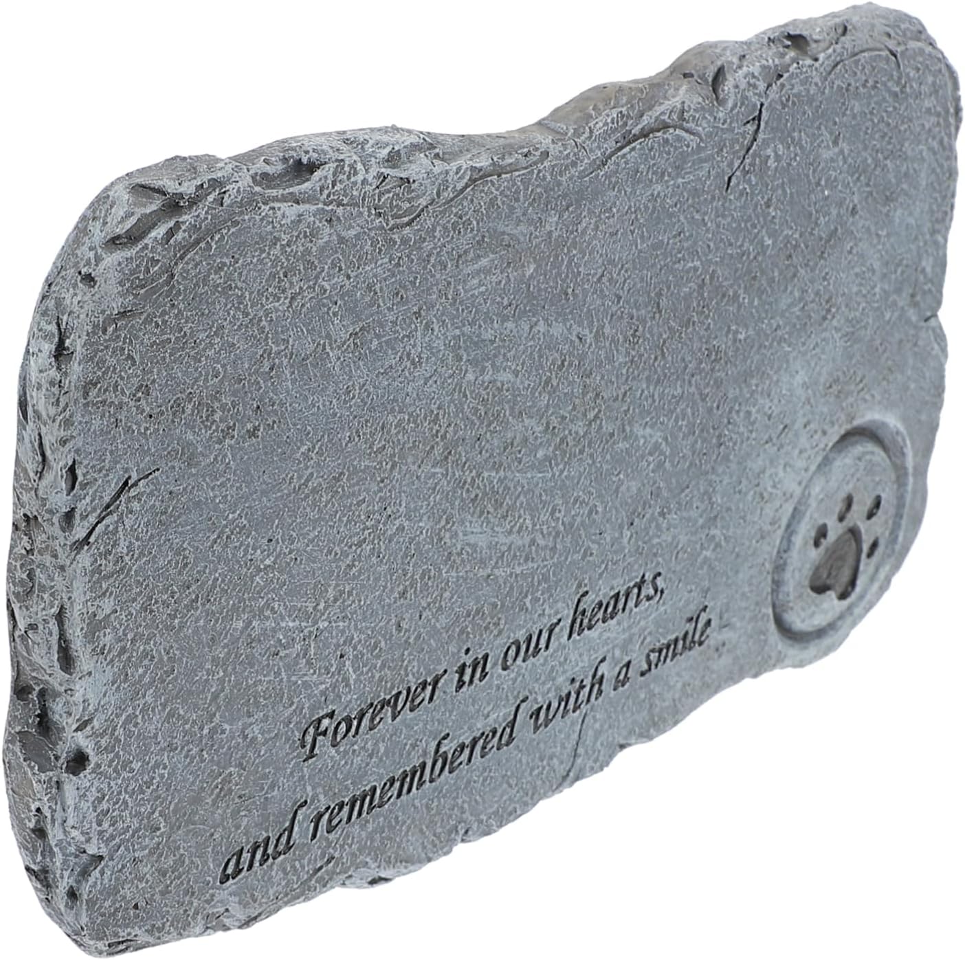 Kisangel 1pc Resin Pet Tombstone for Dogs and Cats with Candlestick Memorial for Outdoor Garden Decoration Memorial with Photo Holder Natural Resin Design