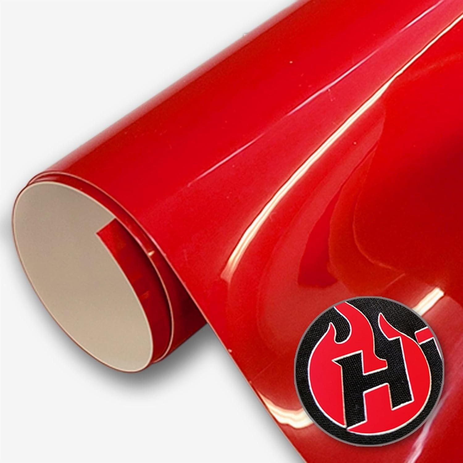 HTV4U BoldFlex Heat Transfer Vinyl (Red with White, 20" x 5 Yards) - 700 Micron Thick Bold Dimension with Flair to Craft, Heat Press, Transfer, Iron on Vinyl for Shirts and Garments