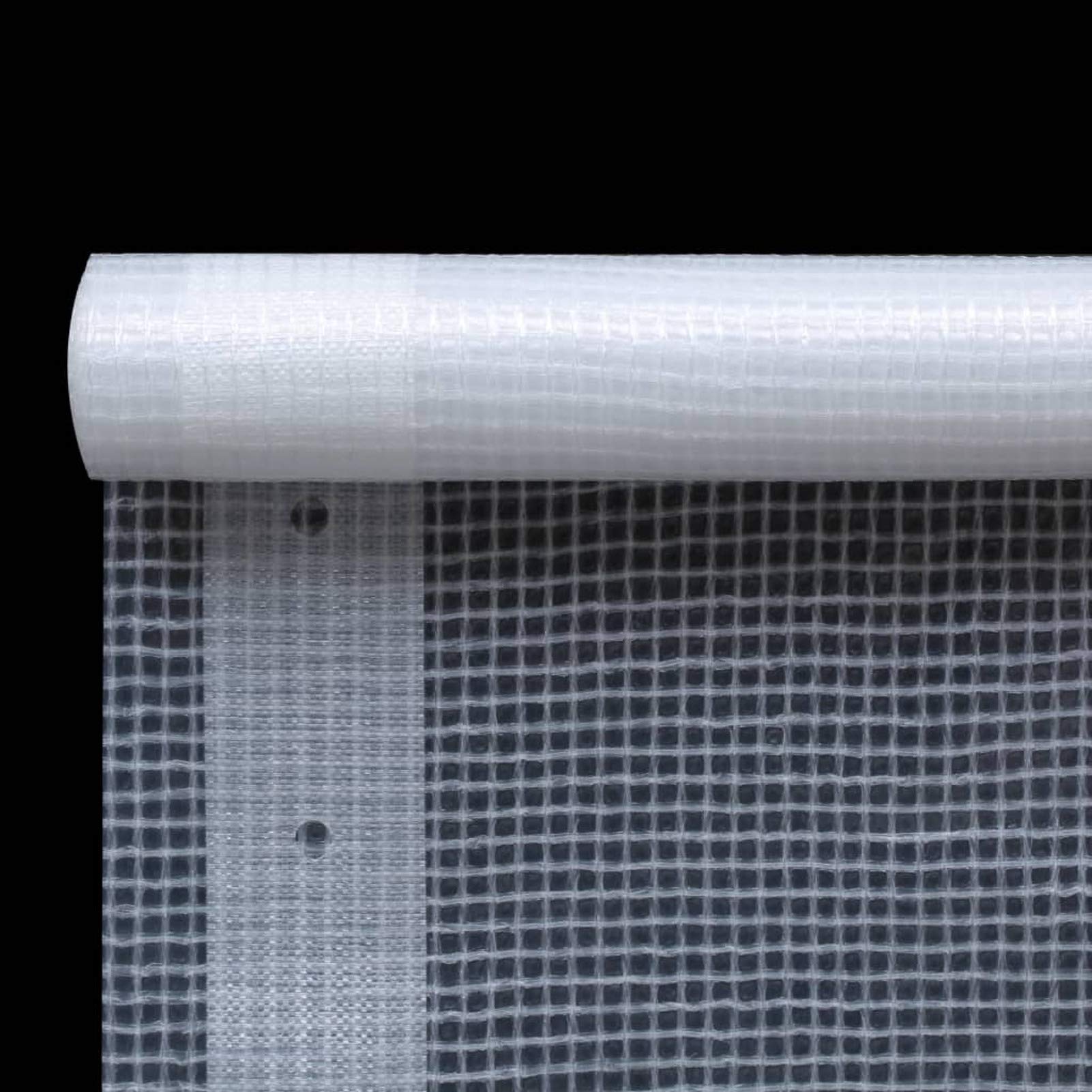 Lona Impermeable, Toldo Impermeable Exterior, Toldo Camping, Lonas para Piscinas, Lonas para Toldos, Lona Protectora, 260 g/m2 3x6 m Blanca