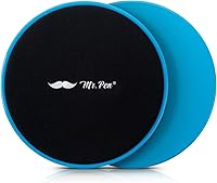 Mr. Pen Core Sliders for Working Out - Dual Sided 2 Pack 7 Inch Workout Discs for Abs & Core Strength