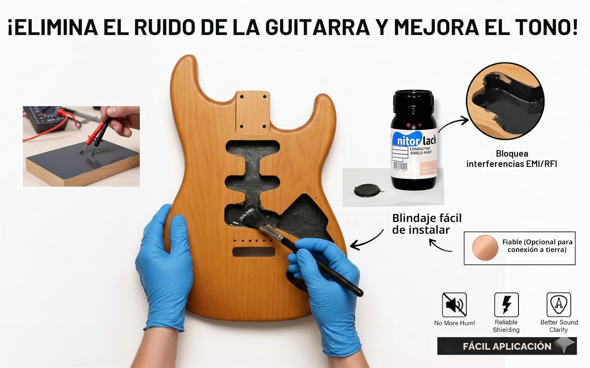 Pintura conductiva - 200 ML