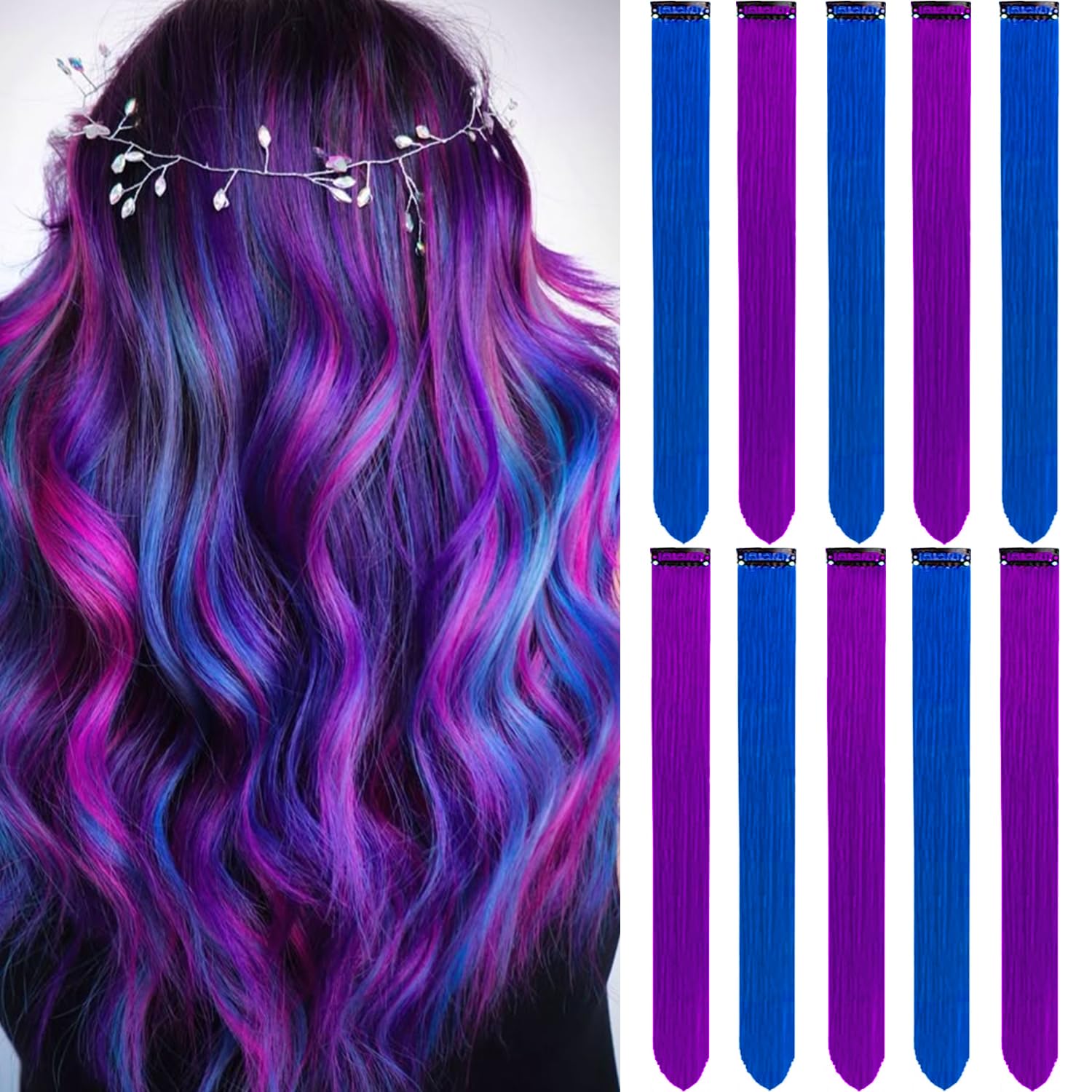 open lace back dress Amazon.com : LADYAMZ Colored Purple Hair Extensions 10 PCS, Rainbow Party  Highlights Clip in Synthetic Hair Extension, Colorful Hairpiece for Girl  Women Kids Gift Blue Hair Piece(Purple+Blue, 22 In) : Beauty &
