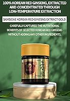 Vista 4 de SAMSIDAE Extracto de ginseng rojo coreano oro 3.53 oz, concentrado puro 100% de ginseng rojo coreano de 6 años. Cultivado en Corea. Apoyo