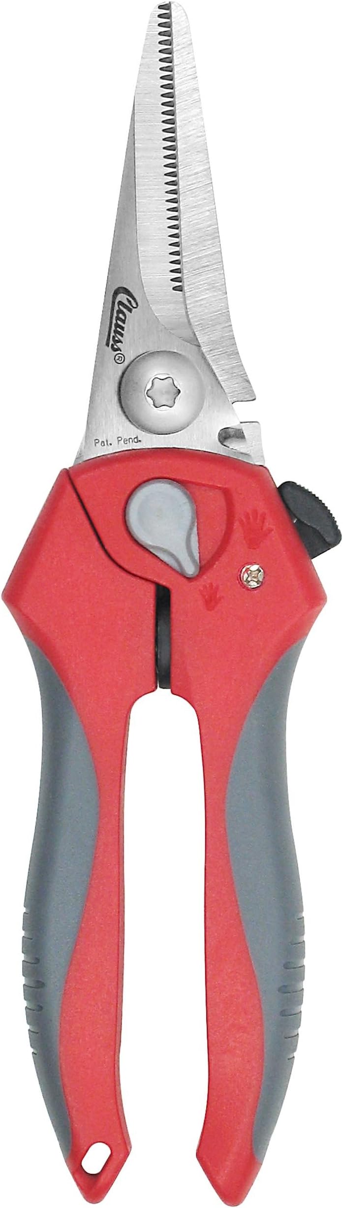 Clauss Electricians Scissors, Ambidextrous, red (18085)