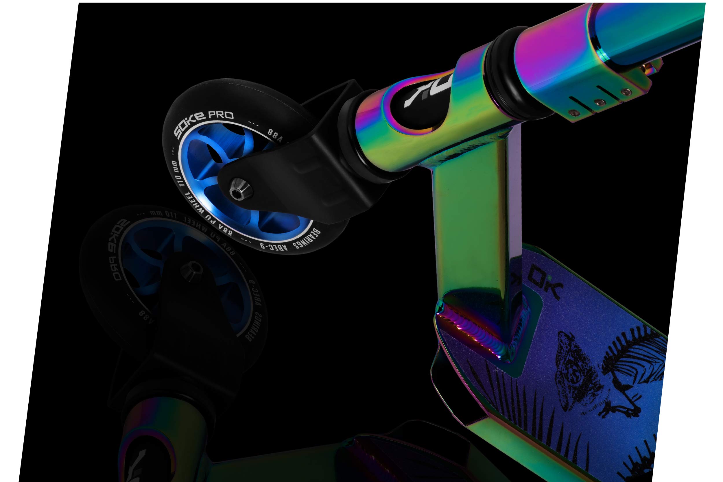 Hulajnoga wyczynowa Soke PRO Street rainbow