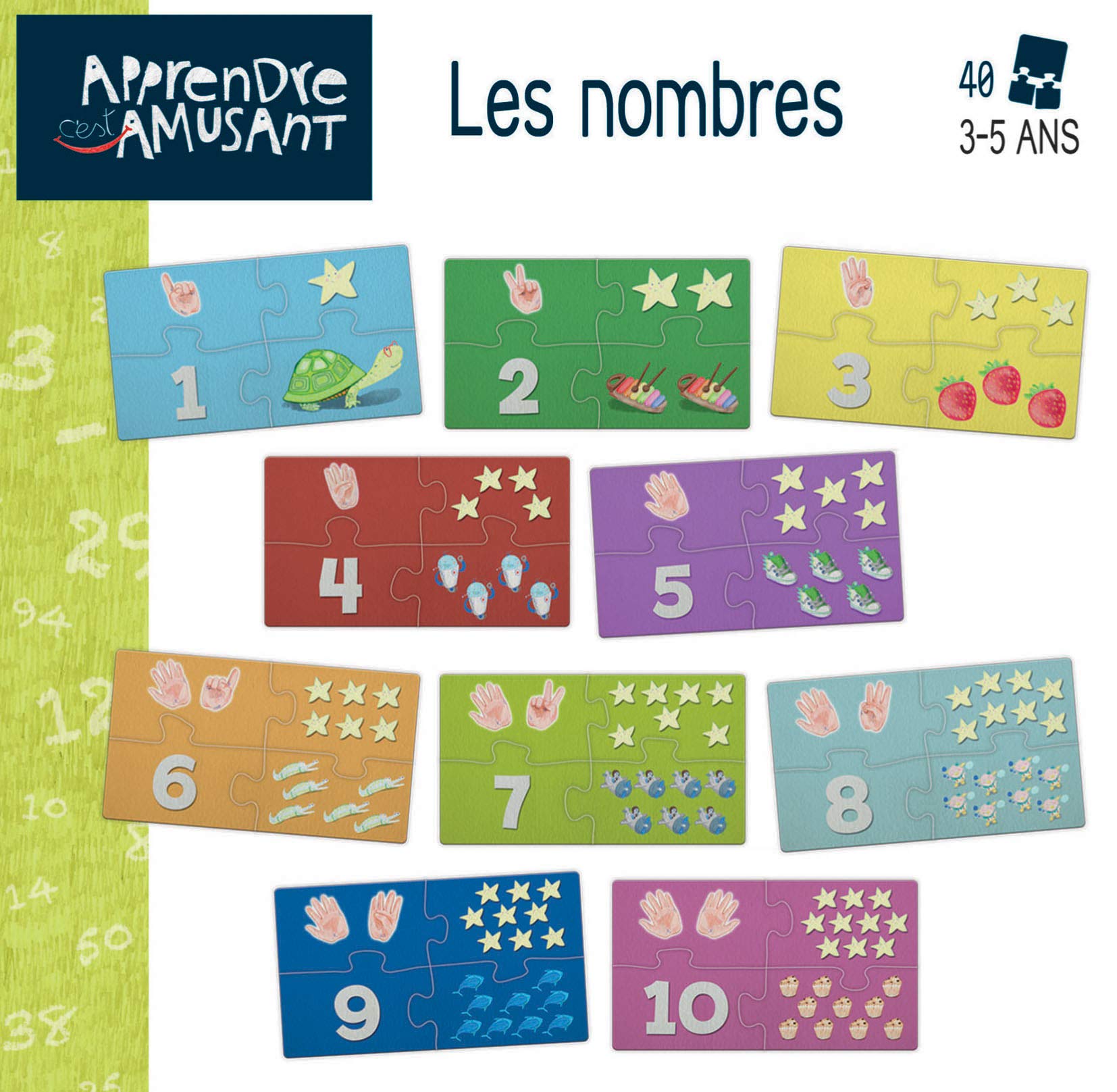 Educa Imparare è Divertente e i Numeri, Gioco educativo per Bambini + 3 Anni Ref. 18824, Multicoeur