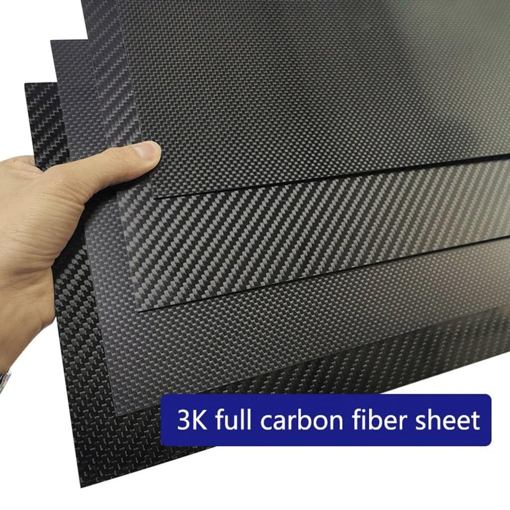 Płyty z włókna węglowego, Płyta 3K w arkuszach 400×500 mm, model gładki skośny(6mm twill glossy)