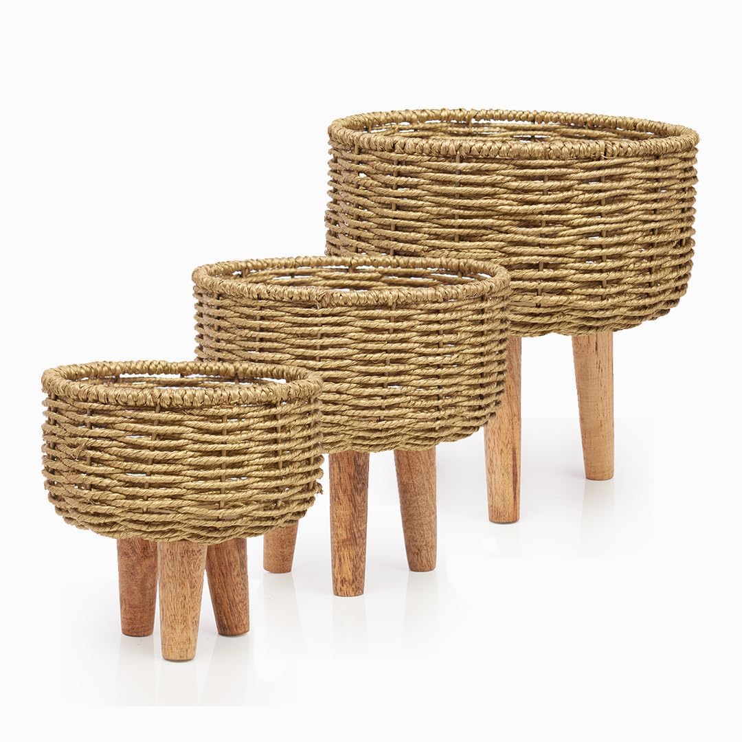 See full amazon price history chart for KAMAL INTERIORS | Set of 3 Jute Rope Garden Flower Pot, Planters Highly Durable Plant Container Gamla for Indoor Home Decor & Outdoor Balcony,Plant Pots KAMAL INTERIORS | Set of 3 Jute Rope Garden Flower Pot, Planters Highly Durable Plant Container Gamla for Indoor Home Decor & Outdoor Balcony,Plant Pots (B0D427F3PD) Amazon Price History, Amazon Price Tracker