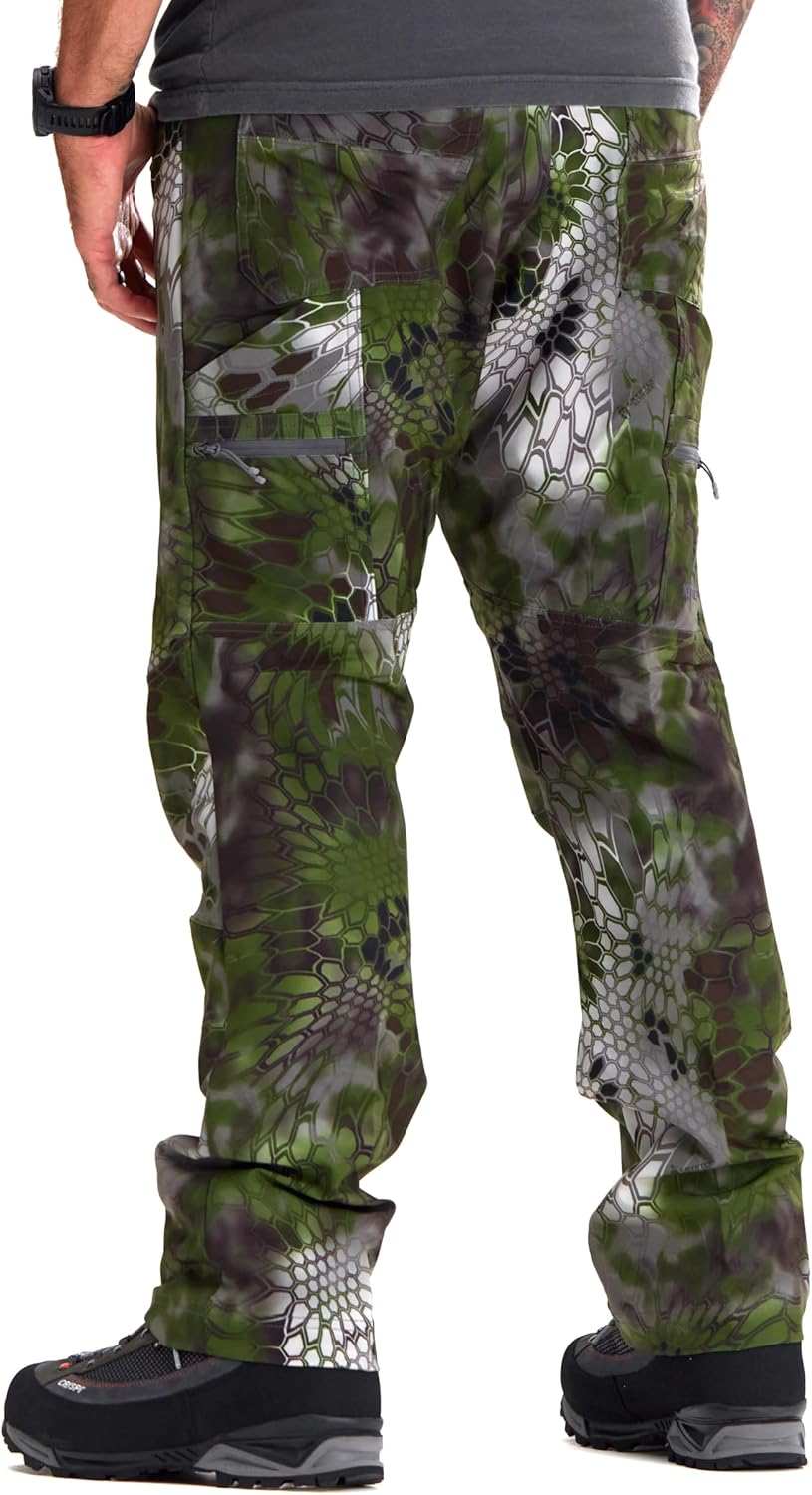 Kryptek Mens Valhalla Pant, Multi Season Performance Camo Hunting Pant