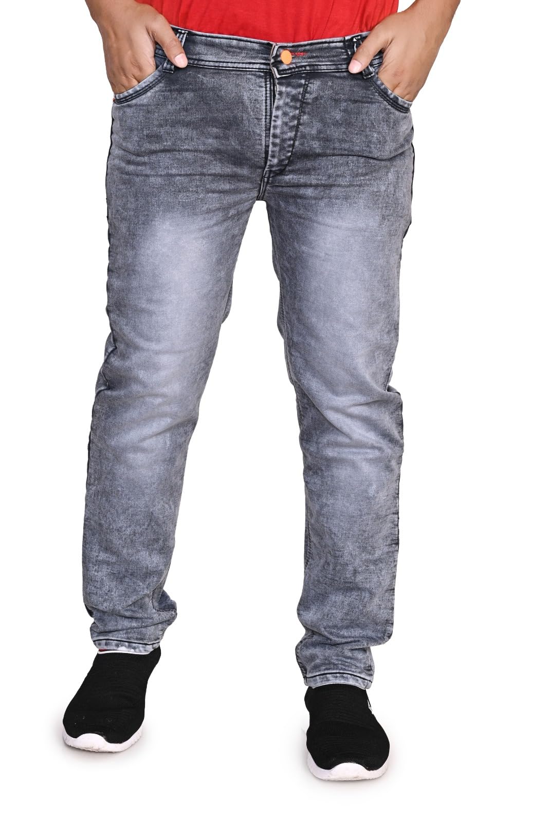 Men’s Relaxed Fit Oversized Denim Jeans – Stylish Loose-Fit Cotton Pants for Everyday Comfort Multi Color-image-32