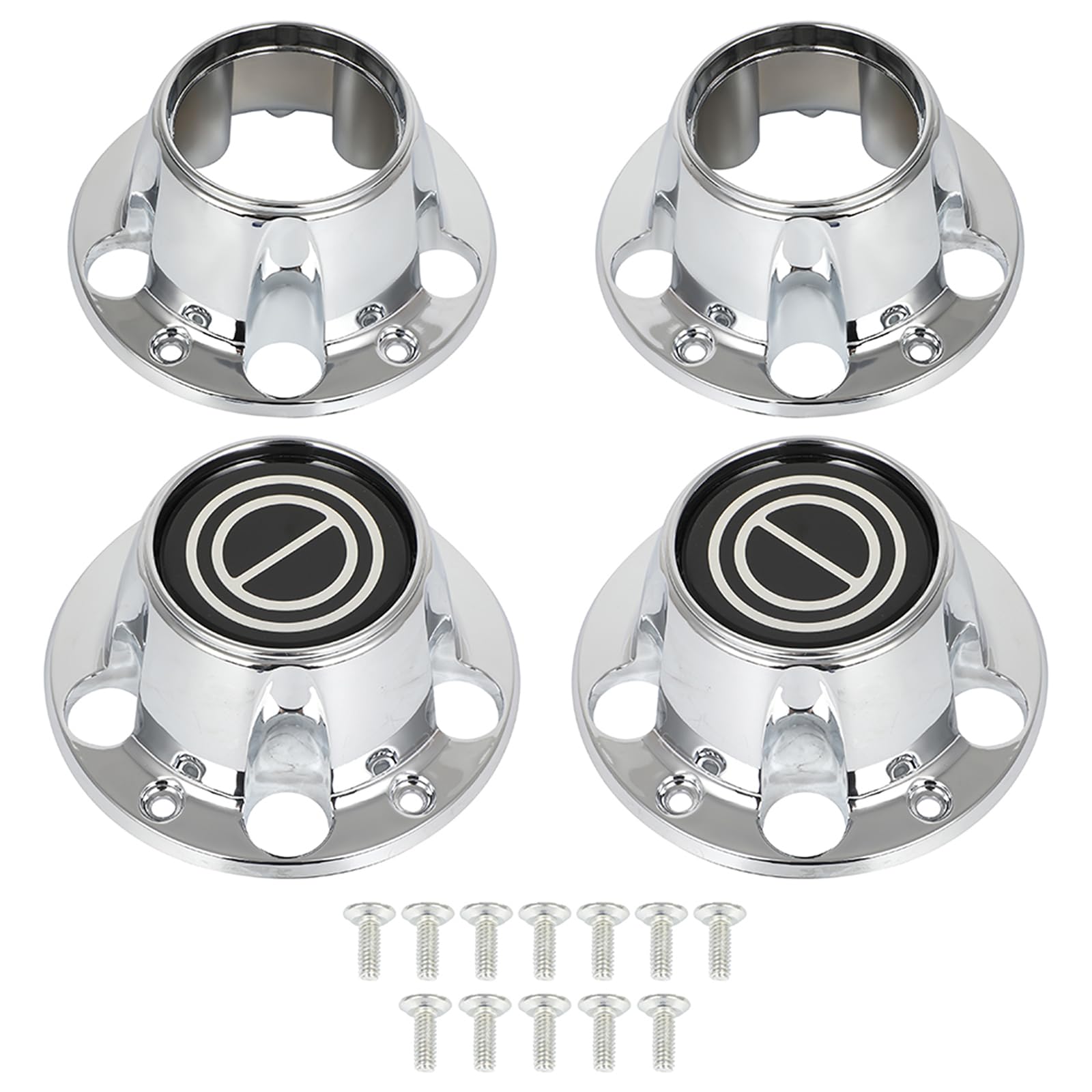 Wheel Center Caps 1980-1996 for F150 Truck/Bronco (4WD) OEM Replacement