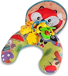 Zoop Toys Almofadinha de Atividades Bebe Conforto Raposa