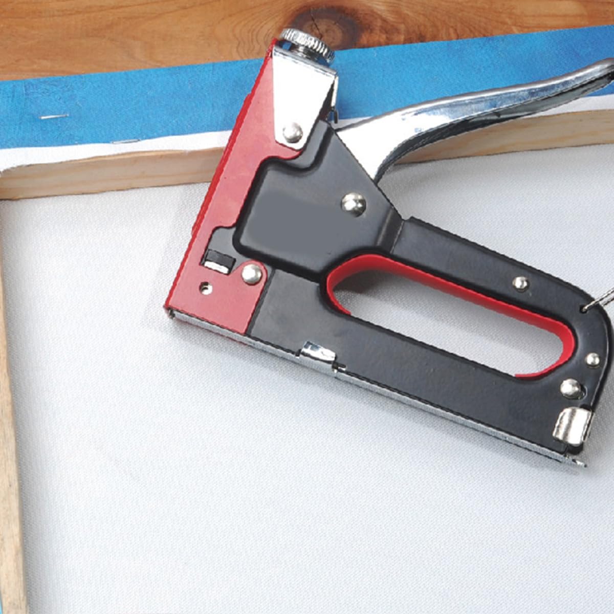 Pistola Sparachiodi Manuale 3 in 1 in Metallo per U | Impugnatura Ergonomica Curva, Chiusura a Fibbia Semplice, Uso Manuale per Graffette e Chiodi