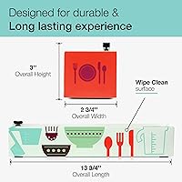 Vista 4 de Dispensador de envoltura de plástico triangular Chicwrap, Herramientas de cocinero