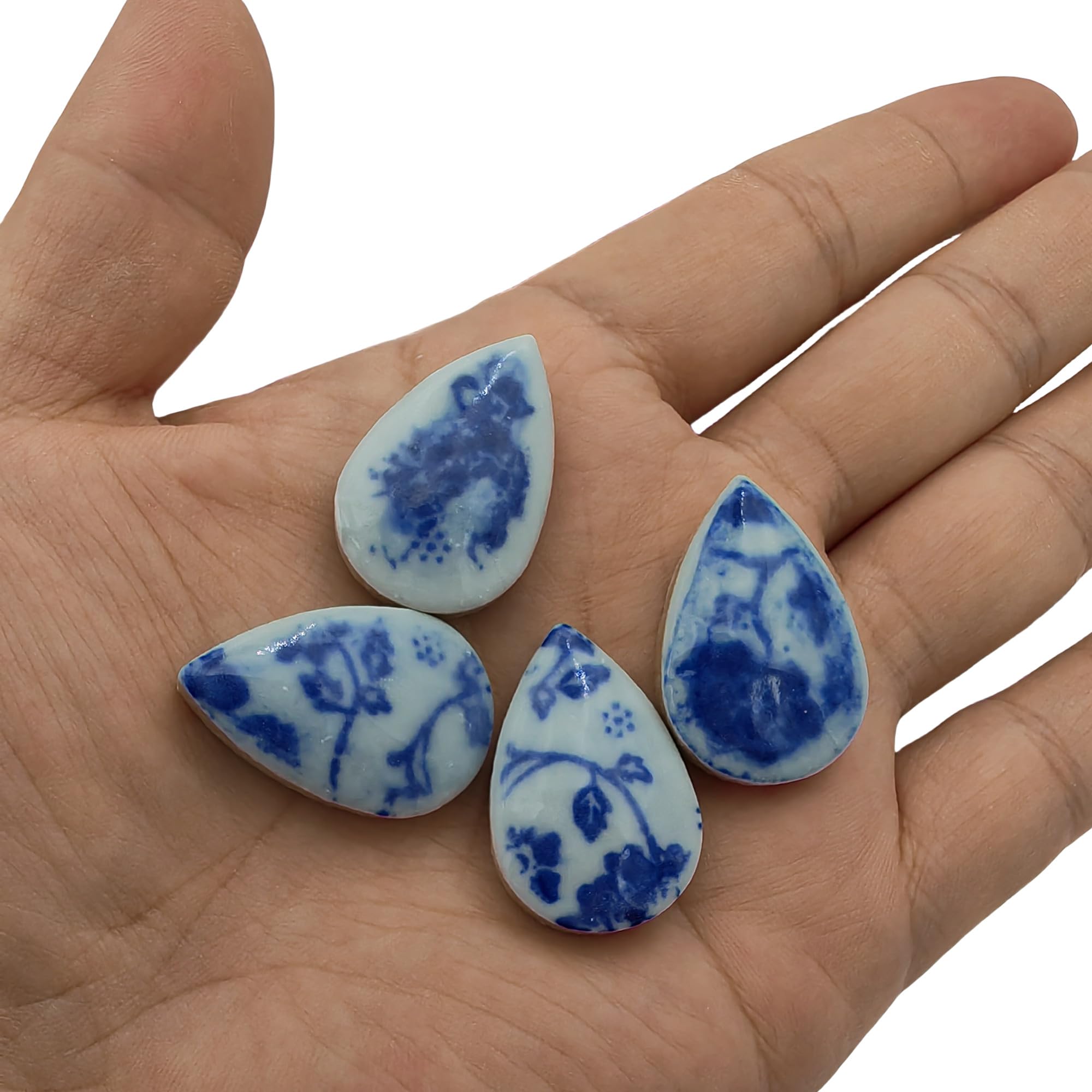 Piastrelle Mosaico A Forma Di Goccia - 500g, Ceramica Per Decorazioni Fai Da Te, 1.2x1.9cm, 150 Pezzi Circa - Foto 2