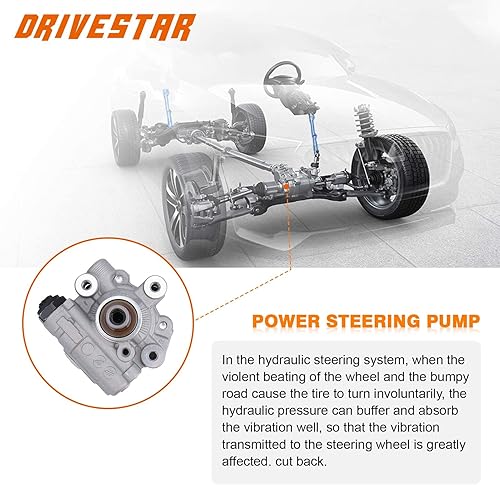 Miniatura 2 de DRIVESTAR Bomba de dirección asistida 21-5445 2005-2010 para Chrysler 300, 2005-2008 para Dodge Magnum, 2006 2007 2008 2009 2010 para Dodge Charger,