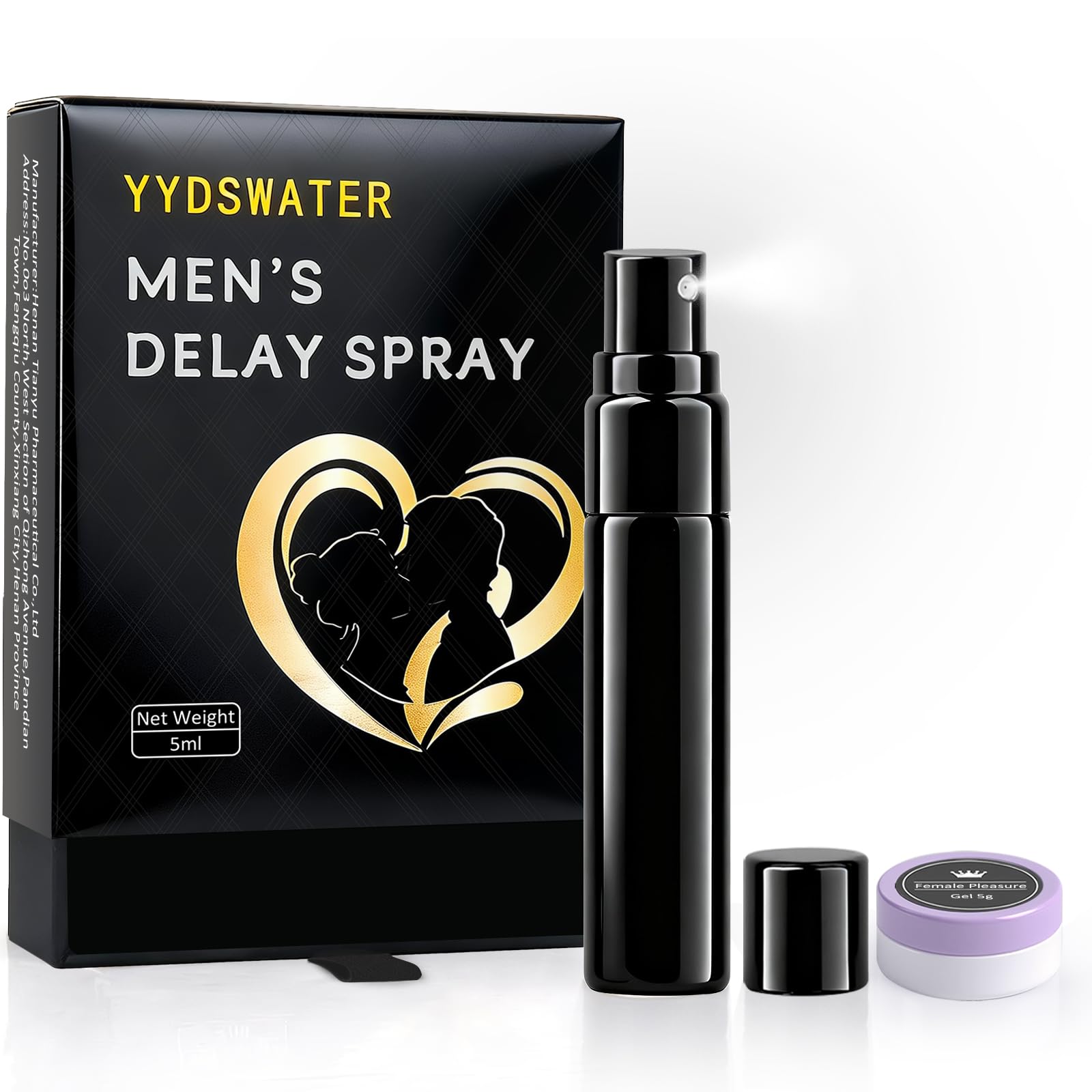 Spray Retardante para Hombre - Alarga la Duración, Sensación Natural - Con Extractos Botánicos, Sin Adormecer - Para Uso Externo - 5 ml