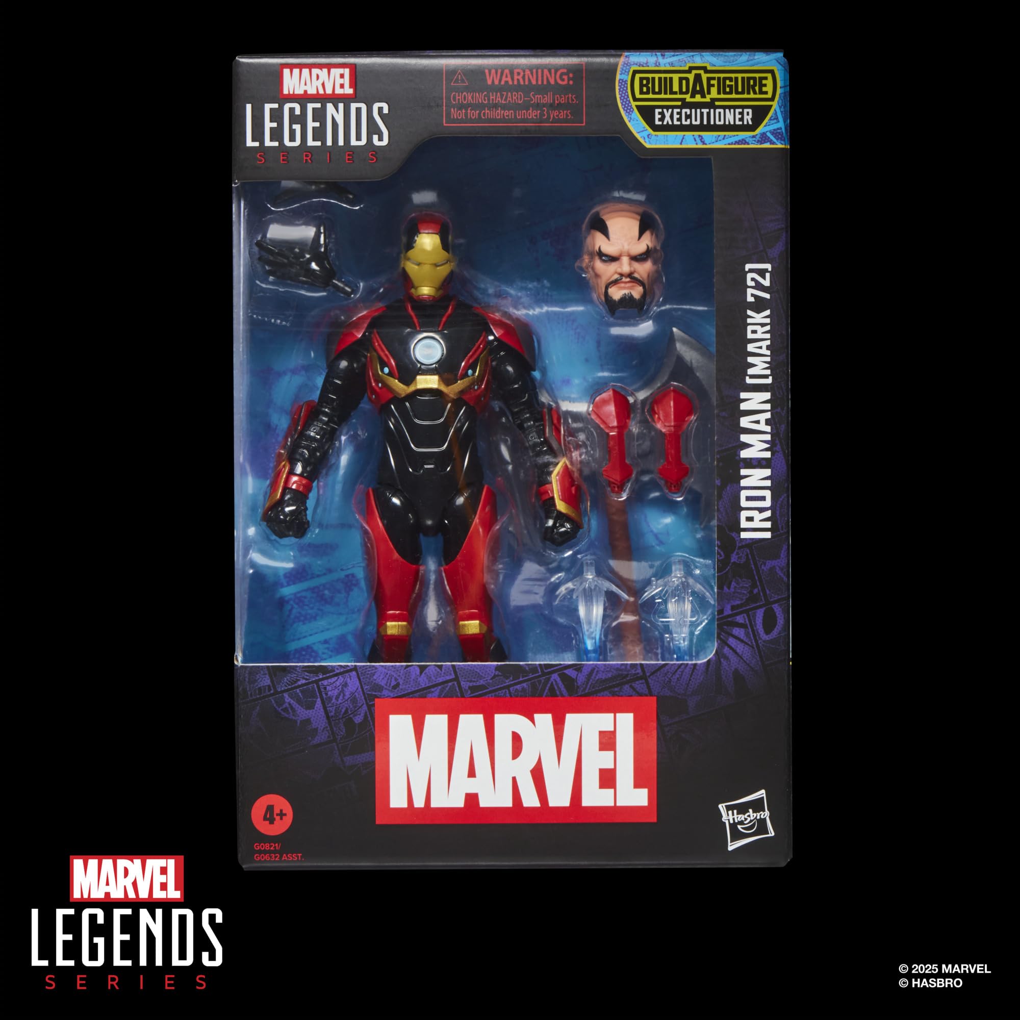 Iron Man (Mark 72) z serii Marvel Legends, 15-centymetrowa figurka kolekcjonerska z komiksów o Iron Manie