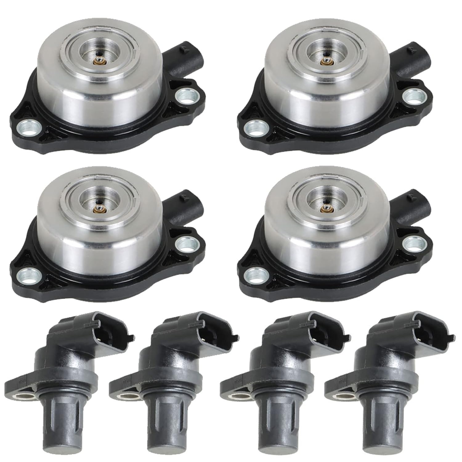 WFLNHB Camshaft Position Sensors and Adjuster Magnets Kit Replacement for Mercedes-Benz 2720510177 A2720510177