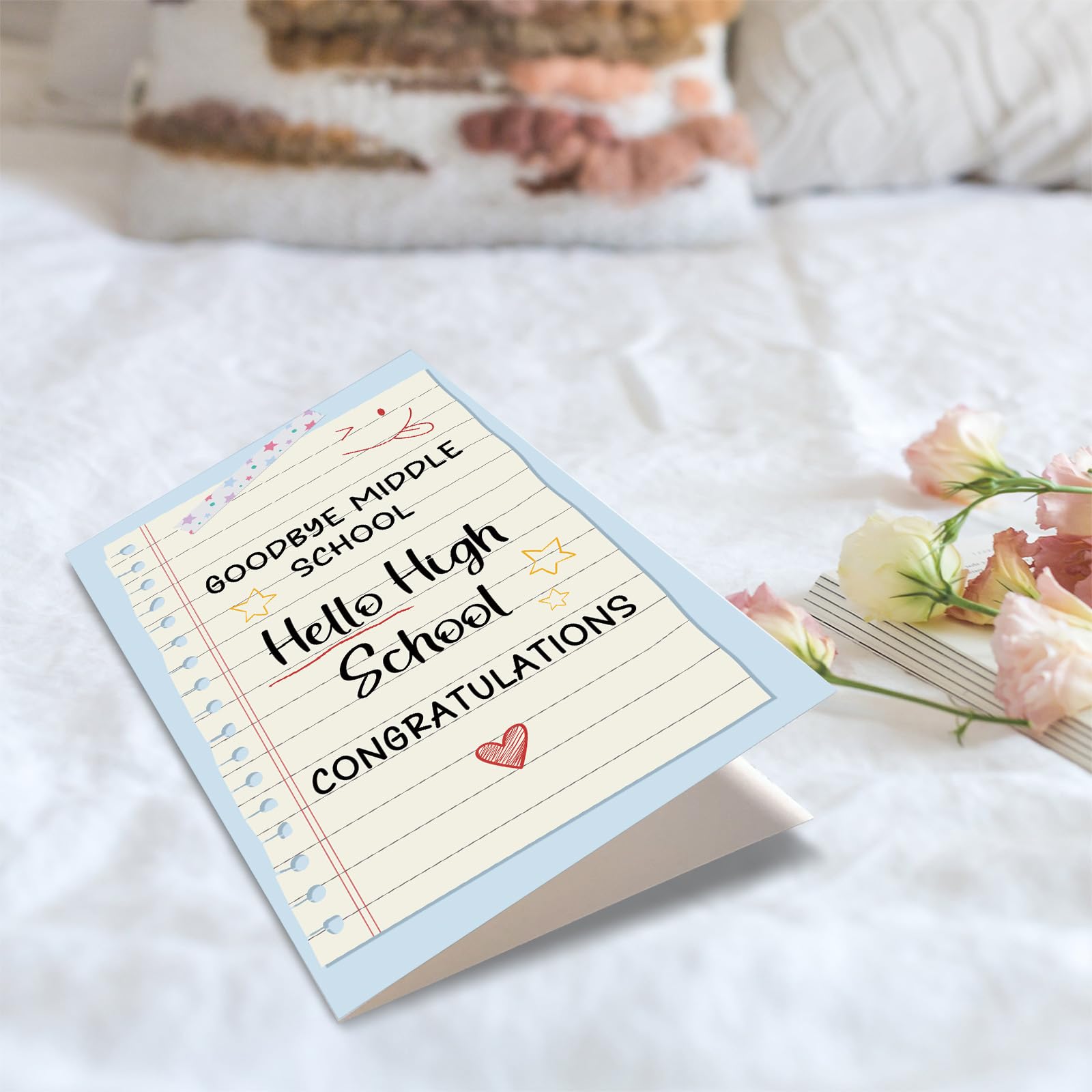 Snapklik.com : Middle School Graduation Card, Congratulations Cards For  Eighth-grade Student, 8th Grade Graduation Gift For Boy Girl, Hello High  School, image size:1600x1600