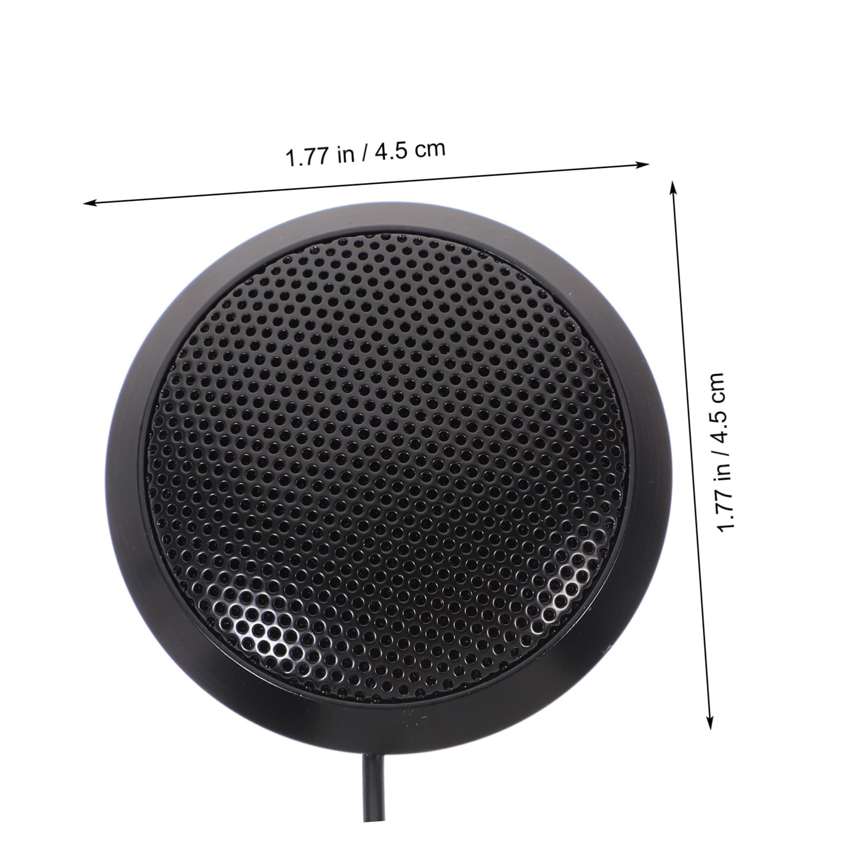 POPETPOP Conference Microphone Omnidirectional Laptop Mic for Video Chat Recording and Speech Lightweight Easy Installation Low Noise for Home Office and Conference Rooms