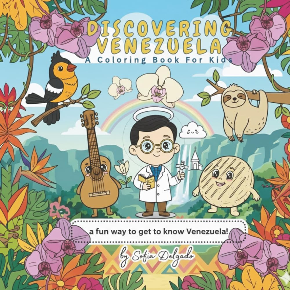 DISCOVERING VENEZUELA: A COLORING BOOK FOR KIDS