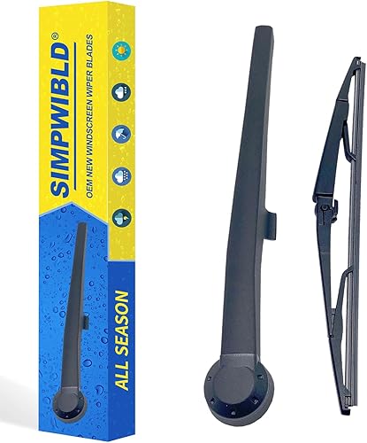 SIMPWIBLD Juego de 2 limpiaparabrisas trasero de repuesto para Grand Cherokee 2005-2010, fácil de instalar (juego de 2)