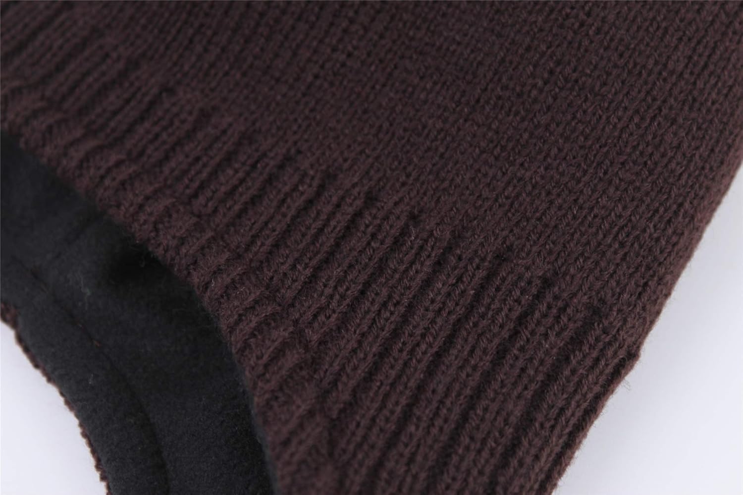 Connectyle Men's Knit Winter Hat with Ear Flaps Fleece Lined Beanie Warm Knitted Skull Cap Beanies Watch Hat - Image 4