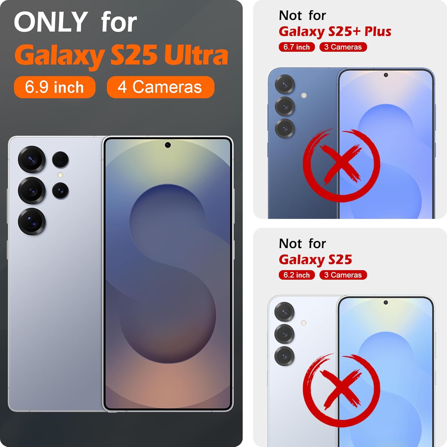 SHIELDON Wallet Case for Galaxy S25 Ultra 6.9", Genuine Leather Folio Case with Kickstand RFID Blocking Card Holder Magnetic Protective Phone Cover Compatible with Galaxy S25 Ultra 2025 - Black - Image 2