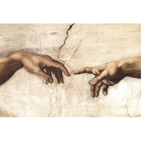 Amazon Com Michelangelo The Creation Adam Fresco Sistine Chapel Ceiling Closeup 1512 Biblical Narrative Cool Huge Large Giant Poster Art 36x54 Posters Prints