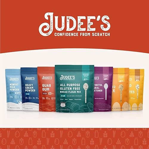 Miniatura 9 de Judee's Vegan Cheddar Flavor Powder 11.25 onzas, 100% sin OMG, vegano, sin gluten y sin nueces, gran alternativa de queso lácteo en polvo, fabricado