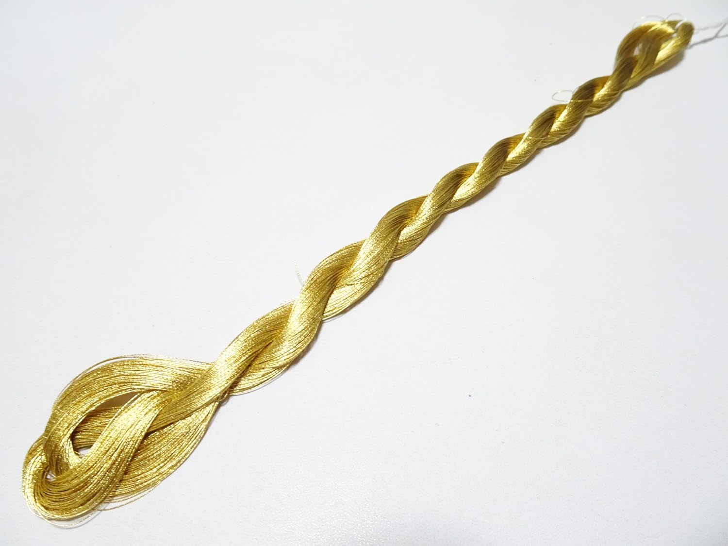 Special Price! Japanese Vintage Rare Superb 24K Gold Leaf Thread 109yard Embroidery 2 Thickness 0.24mm