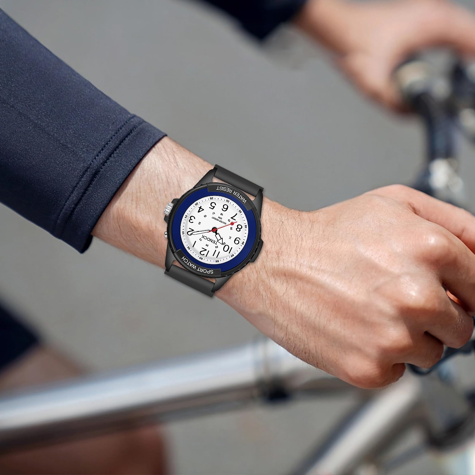 TENOCK Orologio Da Polso Sportivo Da Donna Analogico Al Quarzo 50 M Impermeabile Con Luce Notturna Per Abbinamenti Casual O Attività Sportive