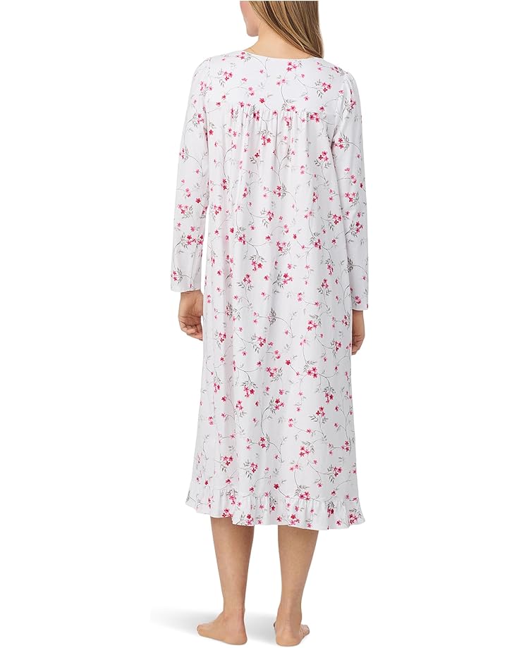 Eileen West Cotton Peached Jersey 48" Long Long Sleeve Nightgown - #2 of 3