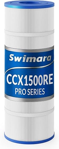 Pro Series for Hayward CC1500 Pool Filter Cartridge 150 sq ft | Replaces CCX1500RE/PXST150/C-8316; fits CC1500/C1502; 3 oz/sq yd trilobal 10-micron media for steady flow & easier rinsing