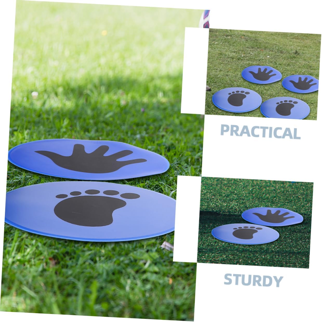 2 Pairs Football Training Landmark Pad for Football Soccer Supplies Football Training Markers Football