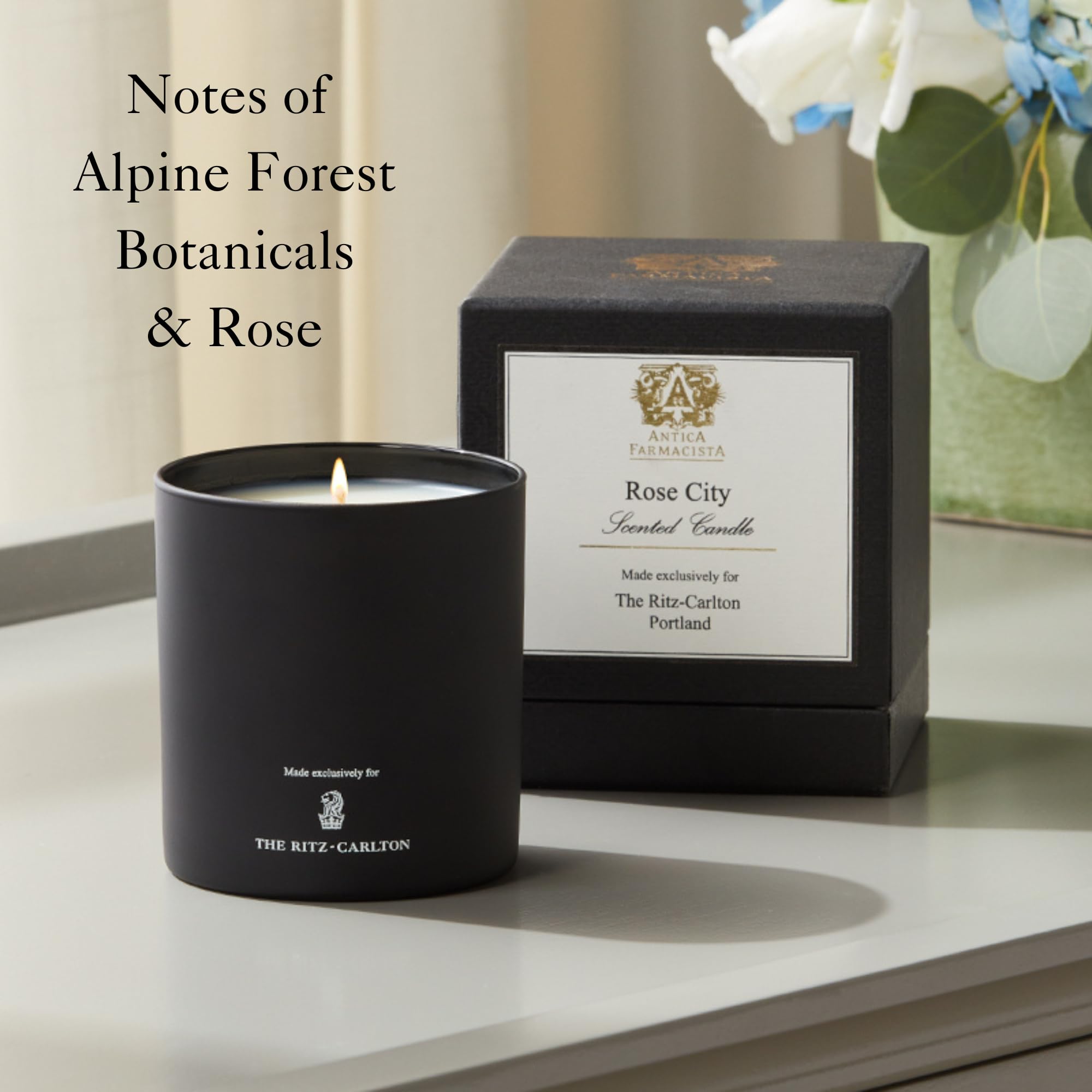 Amazon.com: The Ritz-Carlton Rose City Candle - Scent Notes of