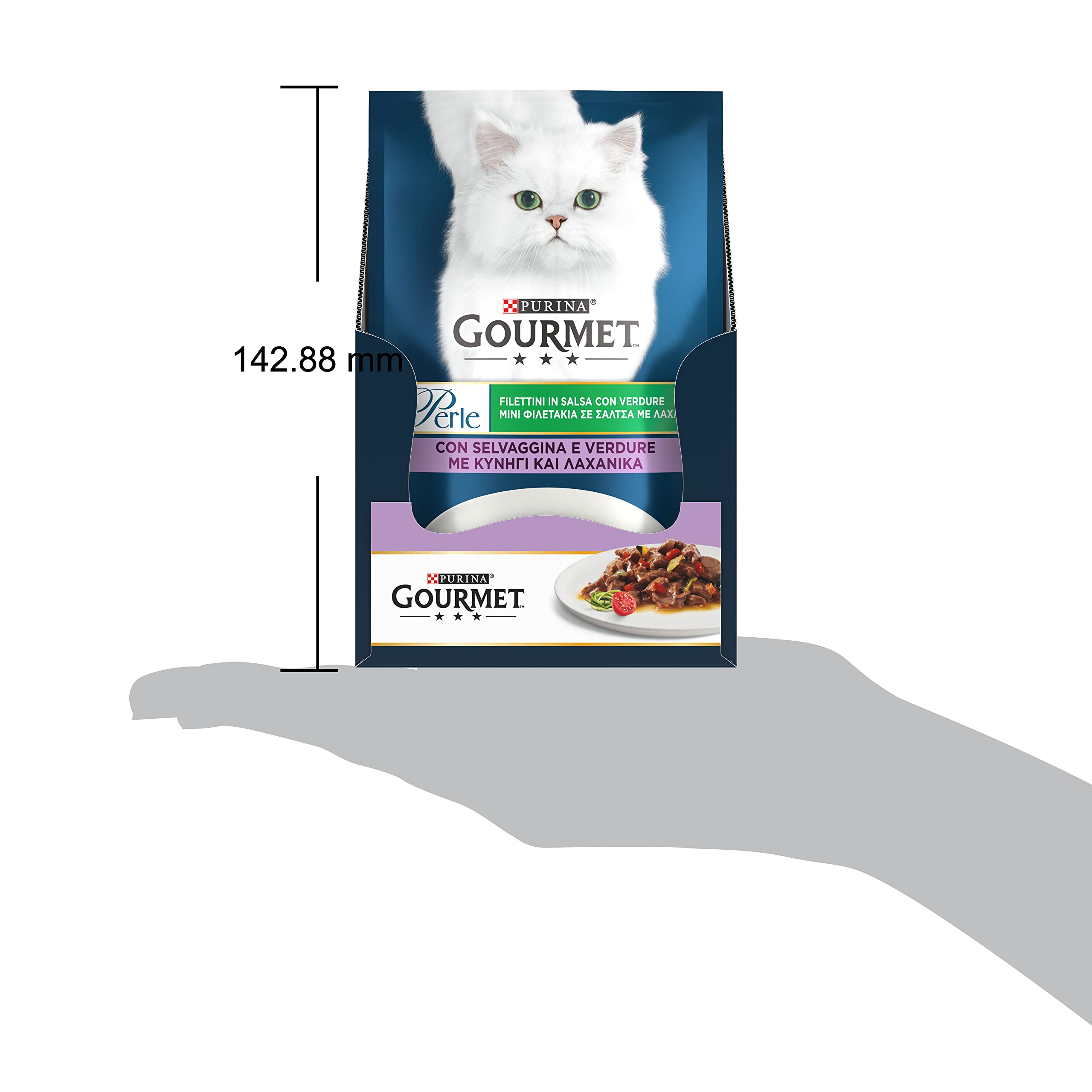 Gourmet Perle Karma dla Kotów, Dziczyzna/Warzywa, 26 x 85 g