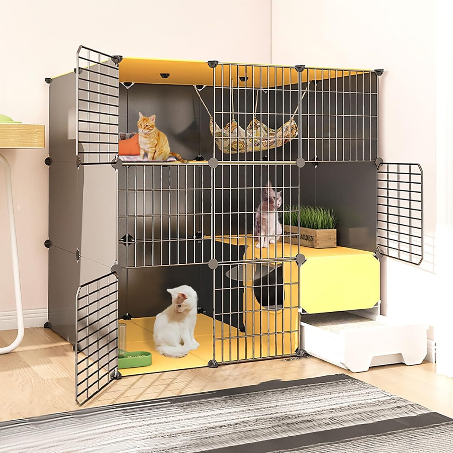 Spaziosa Gabbia for Interni – con lettiera(111x95x111cm)